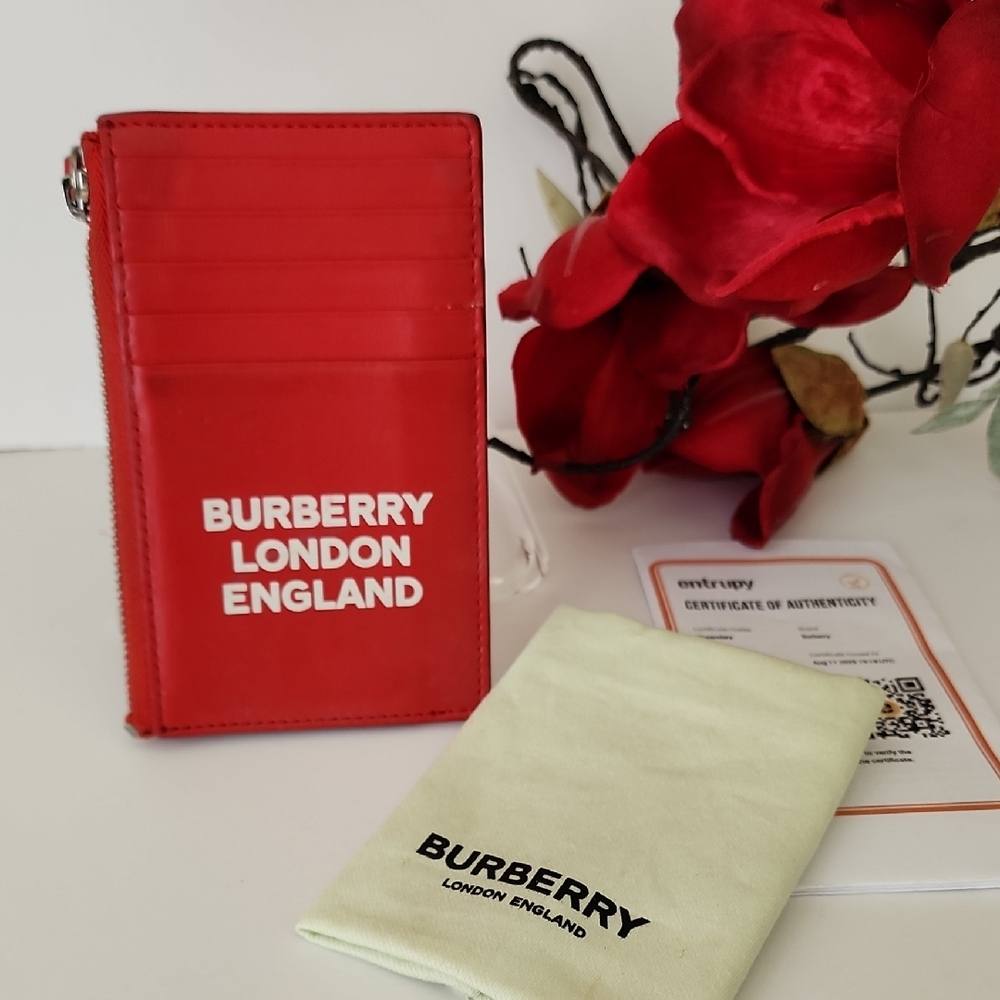 Burberry Red Wallet